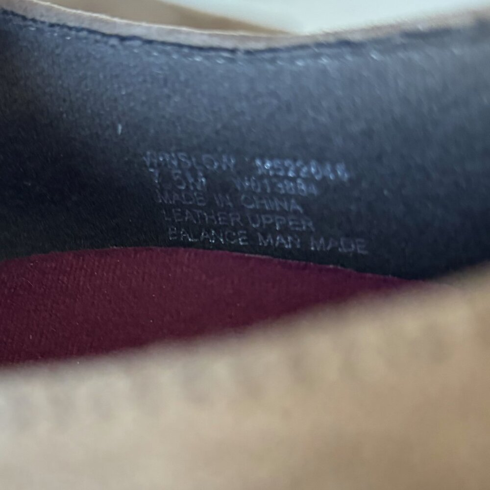 Munro American Size 7.5M Tan Brown Suede Loafer Monk Strap Buckle Winslow Loafer - Picture 8 of 9